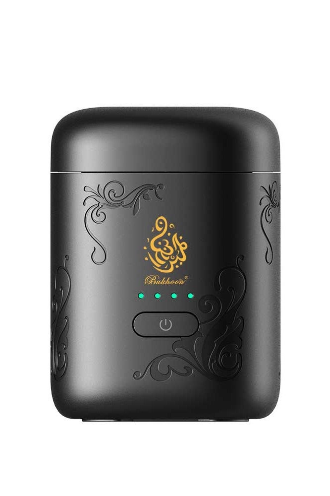بخون مبخرة عربية إلكترونية صغيرة جديدة - مبخرة عود وبخور مع مؤشر للبطارية - Image 2