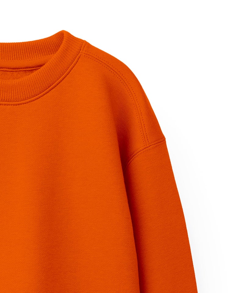 KYDA KIDS® 100% Pure Cotton Premium Solid Sweatshirt for Boys & Girls – Round Neck, Full Sleeve, Warm & Breathable Casual Pullover (Pack of 1) - Image 4