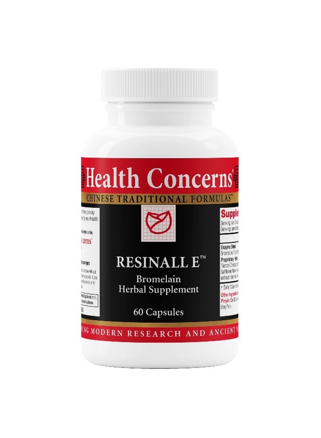 Health Concerns Resinall E - Healing Support - 60 Capsules - Image 1