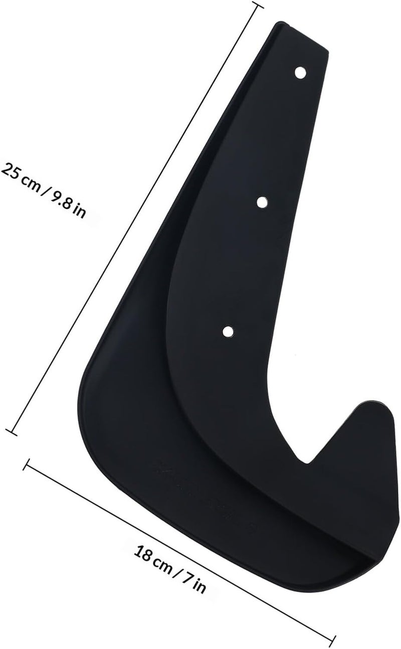 All user friendly build Mobestech 4pcs Universal Car Mud Flaps Wheel Protector Mud Guard Splash Guards Rear Tire Mudguard for SUV and Sedan Exterior Accessories Globally engineered build - Image 2