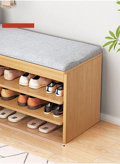 NKX 3 Tier Multifunctional Shoe Storage Rack With Seat  - Image 2