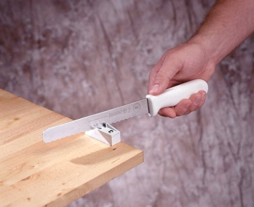 AccuSharp Knife Sharpening Tool for Restoration, Diamond-Honed Tungsten Carbide Blade Sharpener with Sturdy Mount, Helps Revive, Hone, & Restore Kitchen Knives & All Blades - Image 2