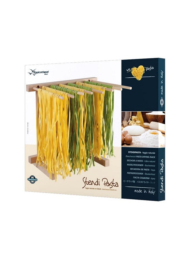 Eppicotispai EP 102 Natural Beechwood Collapsable Pasta Drying Rack - Image 4