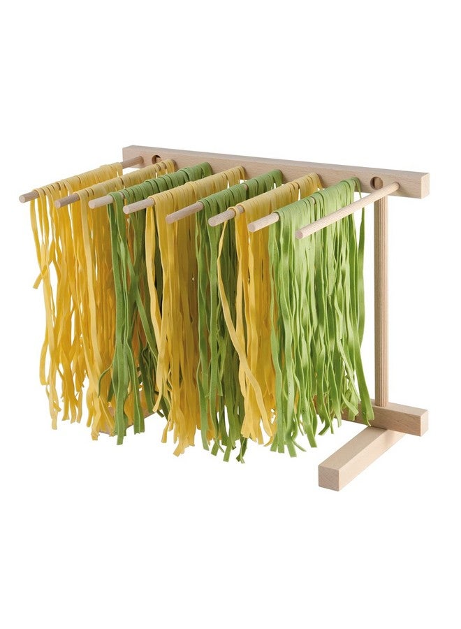 Eppicotispai EP 102 Natural Beechwood Collapsable Pasta Drying Rack - Image 1