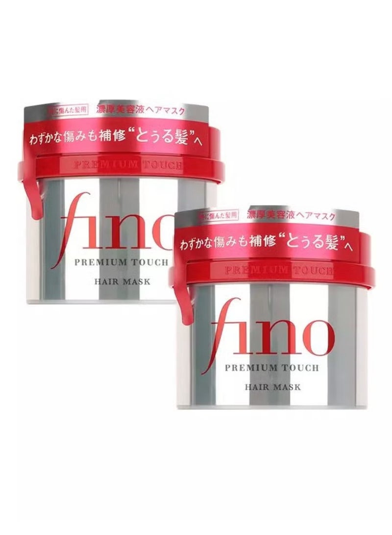 Fino 2PES Shiseido Fino Premium Touch Penetration Essence Hair Treatment Mask, 230 gm, Pack of 2 Original - Image 1