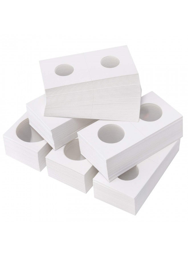 Favourde 300 Pieces Cardboard Coin Holder Flip Mega Assortment, 2 by 2 Inch for Coin Collection (6 Sizes)