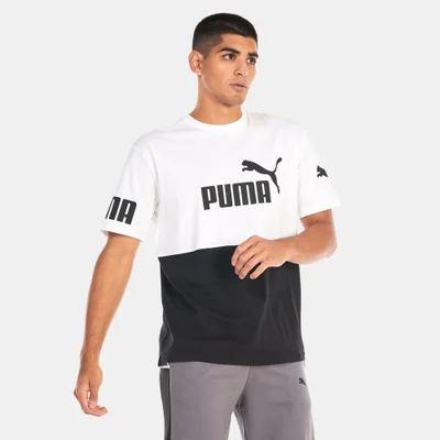 PUMA Men's POWER Colourblock T-Shirt