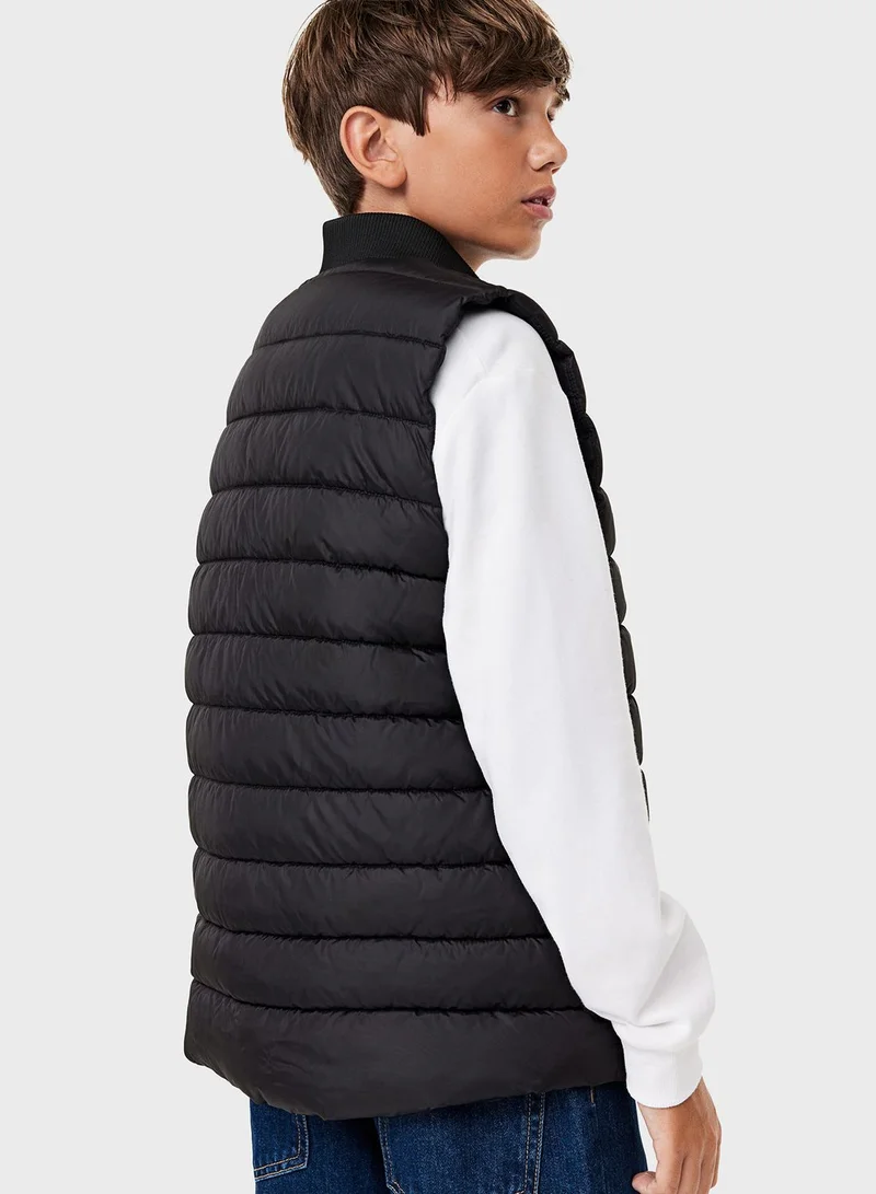 اتش اند ام Youth Essential Puffer Vest