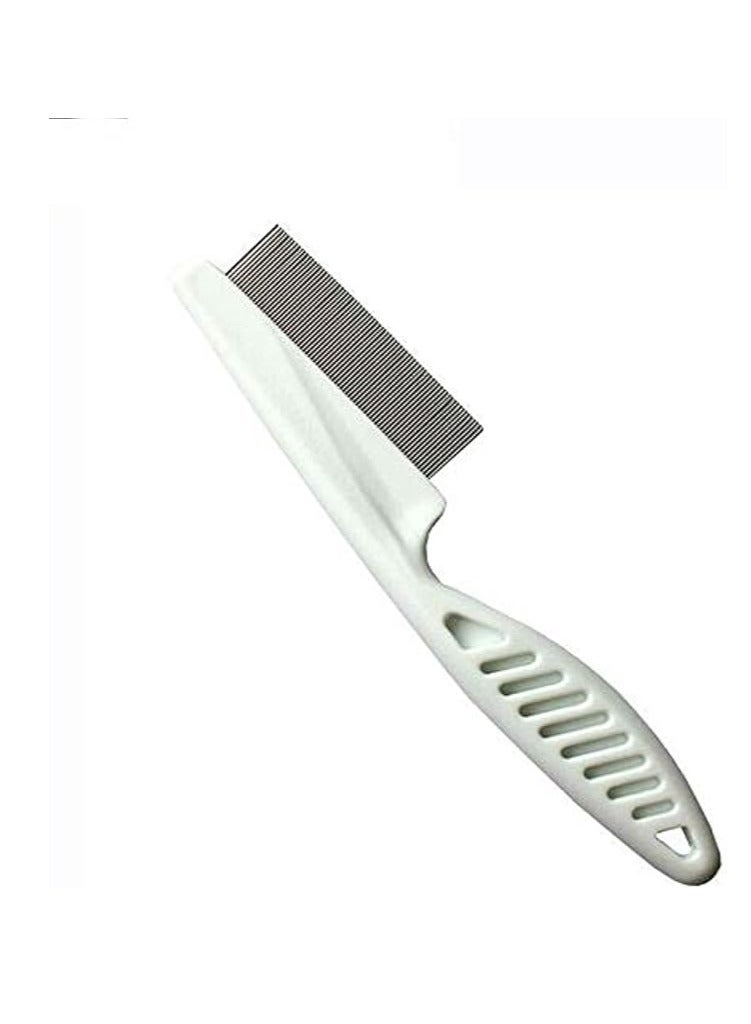Generic Pet Hair & Flea Comb – Stainless Steel Pins for Effective Grooming – Removes Fleas, Tangles & Loose Fur – Ideal for Dogs & Cats - Image 1