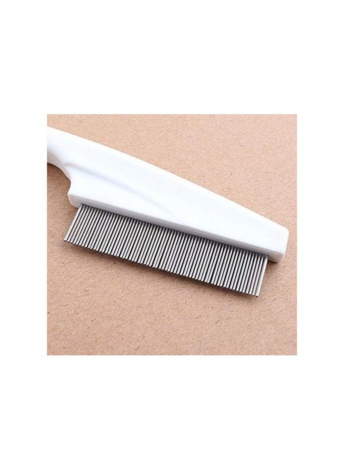 Generic Pet Hair & Flea Comb – Stainless Steel Pins for Effective Grooming – Removes Fleas, Tangles & Loose Fur – Ideal for Dogs & Cats - Image 3