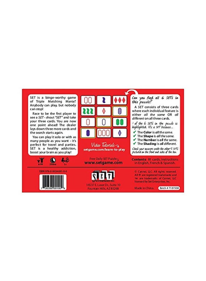 NIBEMINENT Set The Family Game Of Visual Perception - Image 2