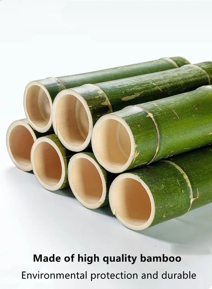 Kutis 1-Piece Hat Clothes Rack Stand Hat Coat Organizer With Hook Bamboo Brown 36x180 cm - Image 4