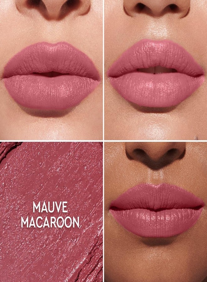 Kiro Slickstick Luxe Matte Lipstick - Mauve Macaroon, 2.4g | High-Pigment Velvet Matte Finish | Hydrating & Long-Lasting | Infused with Peptides & Hyaluronic Spheres | 12 Nude, Pink & Red Shades - Image 3