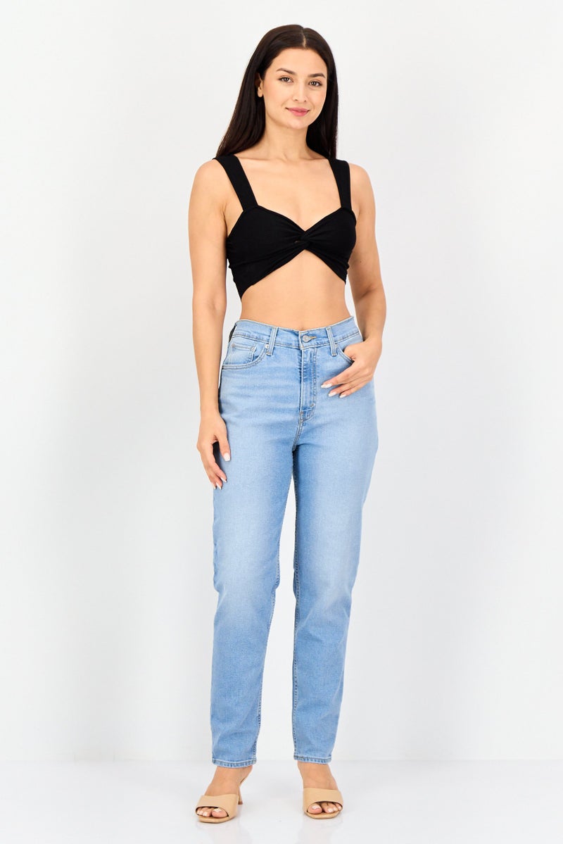 Levi's جينز نسائي مريح قابل للتمدد، أزرق فاتح - Image 3