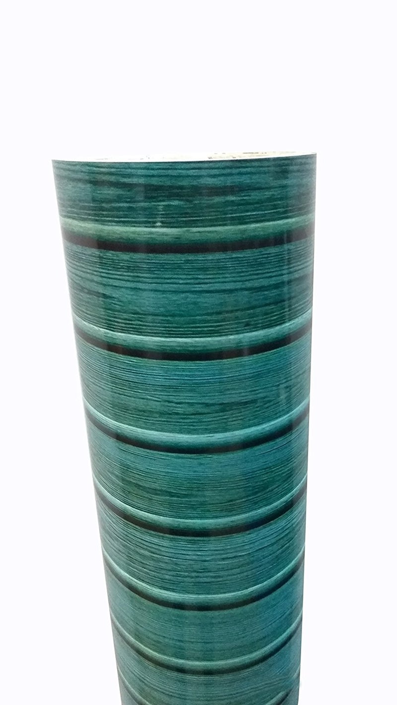 Elton Turquoise Wood Pallet MattFinish Adhesive Decorative 3M Vinyl Shelf Liner 24 X 48 Inches - Image 2