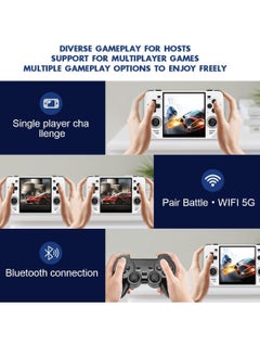 Powkiddy RGB30 Handheld Game Console 4.0 inch Pro Retro Games Consoles Classic Video Games System Built-in Rechargeable Battery Gaming Consoles (Black, 256G)  - Image 5
