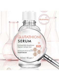 Lanthome Glutathione Facial Set, Glutathione Face Serum 30ml+Glutathione Whitening Cream 20g,Dark Spots Remover for Face, Facial Moisturizer, Moisturizing and Skin Lightening Serum, Skin Lightening Cream with Kojic Acid and Vitamin C  - Image 5