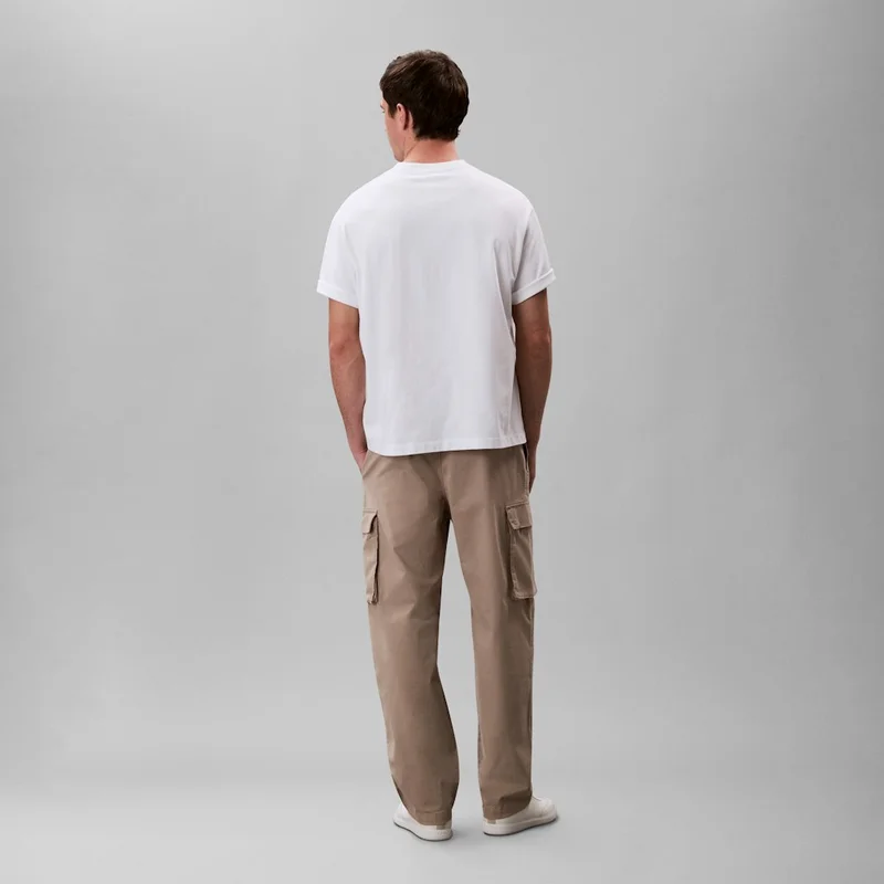 كالفن كلاين جينز Cotton Stretch Straight Fit Cargo Trousers