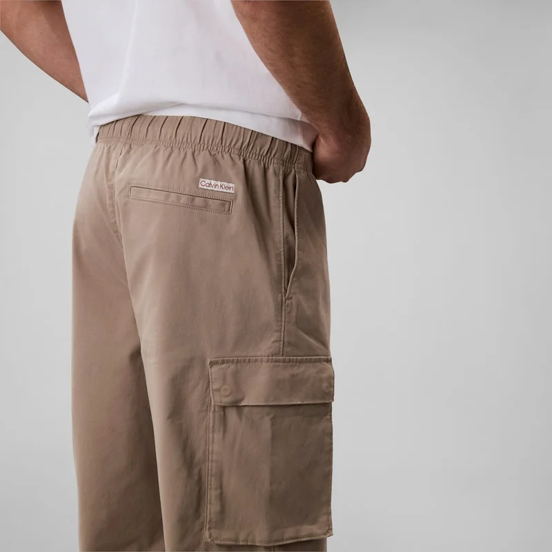 Calvin Klein Jeans Cotton Stretch Straight Fit Cargo Trousers