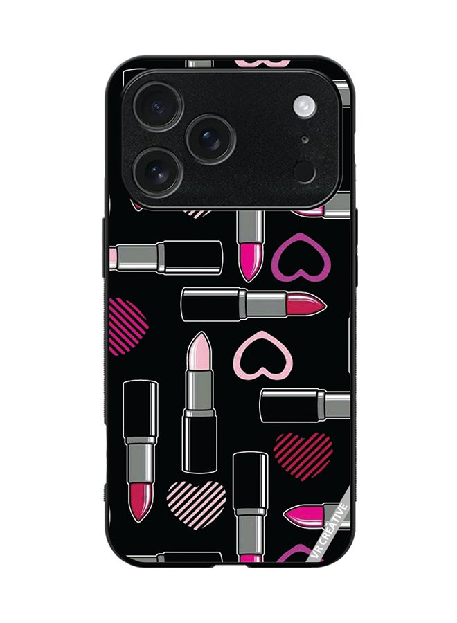 VR CREATIVE Protective Case Cover For Apple iPhone 17 Pro Lipsticks Design Multicolour