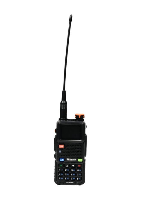 Promage Connect PC-WT910 PRO Dual Band (VHF/UHF) Analog Portable Two-Way Radio Walkie - Talkies , 50-55Hz, 1500mAh Battery, Compact Hand Held Transceiver, High Quality And Reliable | 1 - Pack