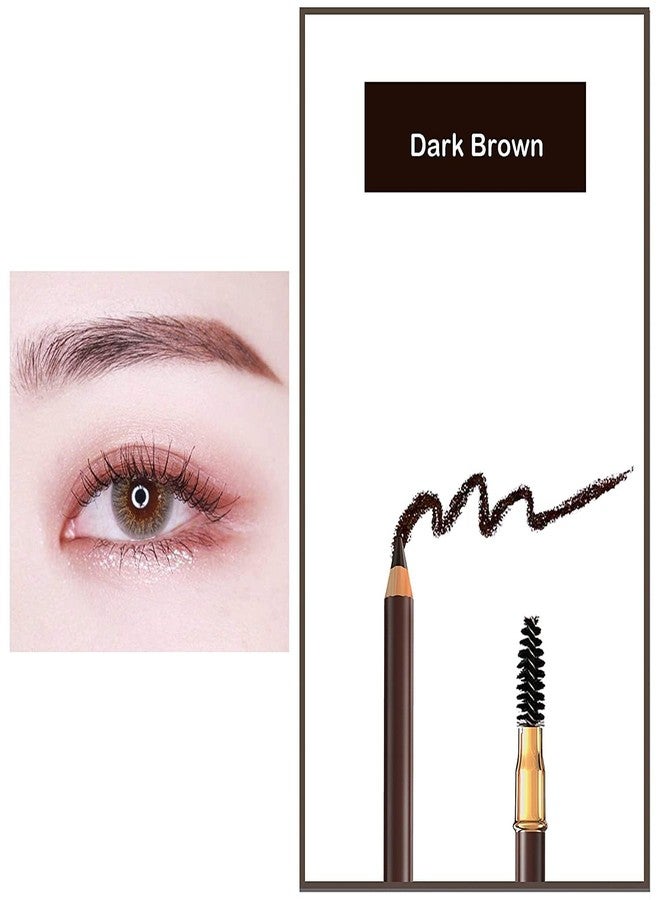 Ruby Face RUBYFACE Longlasting Waterproof Eyebrow Pencil With Mascara Brush 1.4g (02 Dark Brown, 1-pcs) - Image 2