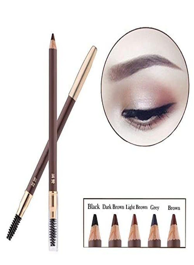 Ruby Face RUBYFACE Longlasting Waterproof Eyebrow Pencil With Mascara Brush 1.4g (02 Dark Brown, 1-pcs) - Image 5