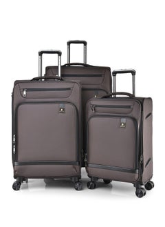 MAGELLAN Magellan Unisex Luggage Soft Fabric Material Travel Trolley Bag 3Piece Sets 9257PVC  - Image 1