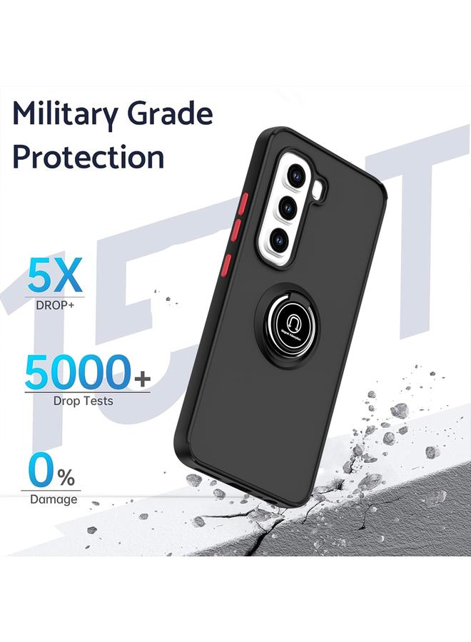 اس-توب جراب لهاتف Infinix Hot 50 Pro 4G Q Shadow 1 Series TPU + جراب هاتف PC مع حلقة - Image 3