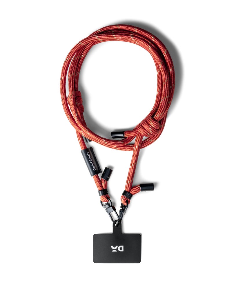 DailyObjects Red Crossbody Phone Lanyard - Cord | Phone Necklace Comfortable Around The Neck, Compatible with All Smartphones | Phone case is not included - Image 5