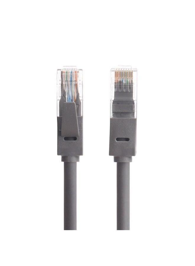 Super Six Kinds Of Network Cable Speed Cat6 Home Router Computer Broadband 0.3 Meters -15 Jumper-Color:Dark Gray-Line Length:0.2m  - Image 1