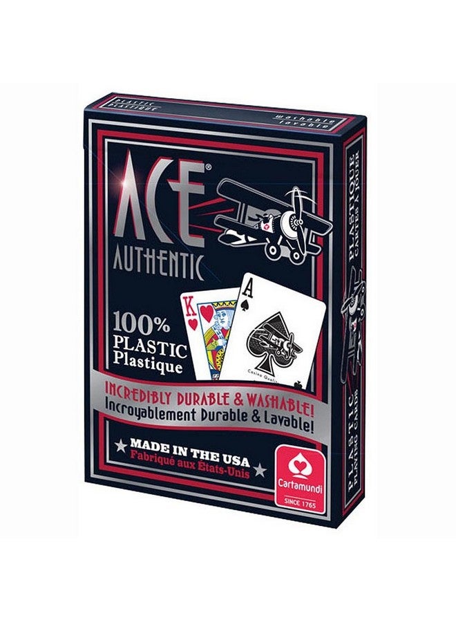 Cartamundi Cartamundi 1060 Ace 100% Plastic Playing Cards Assorted Colors - Image 1