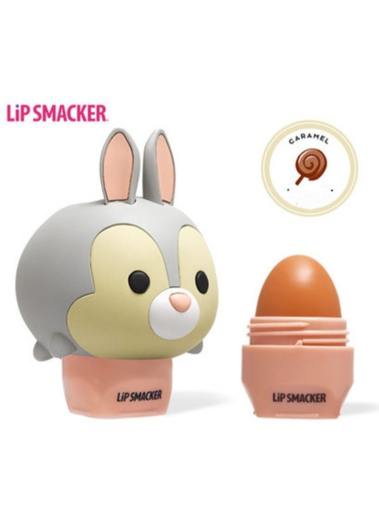 lip smacker diss co-branded bunny (caramel flavor) lip balm cartoon lip moisturizing