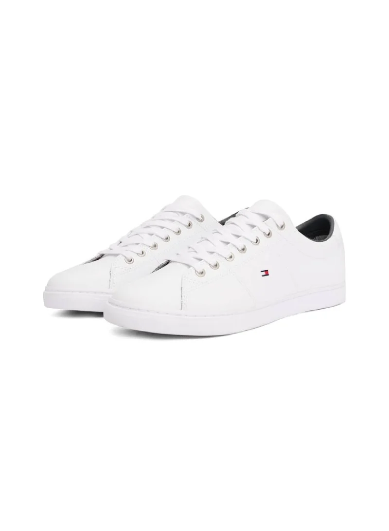TOMMY HILFIGER Essential Leather Lace-Up Sneakers