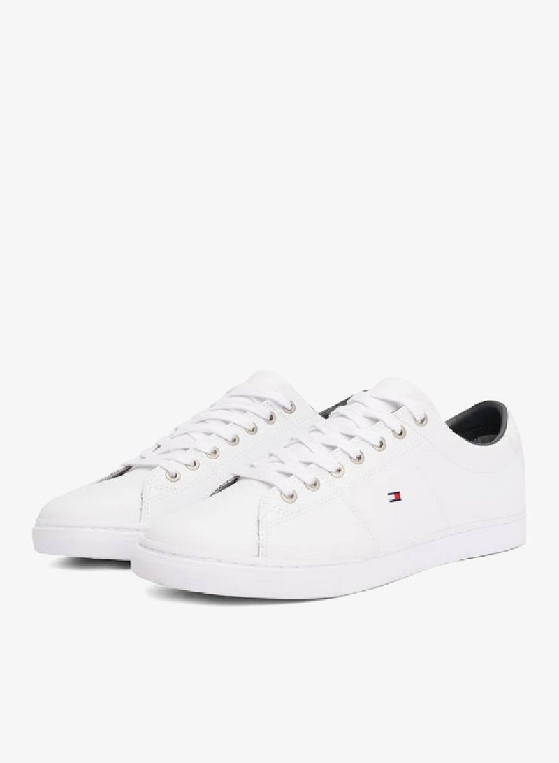 TOMMY HILFIGER Essential Leather Lace-Up Sneakers - Image 2
