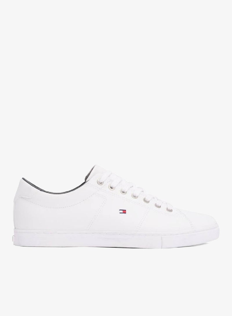 TOMMY HILFIGER Essential Leather Lace-Up Sneakers - Image 1