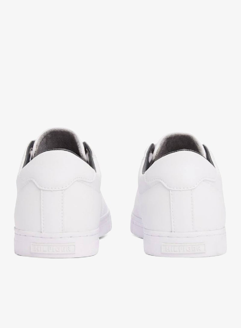 TOMMY HILFIGER Essential Leather Lace-Up Sneakers - Image 3
