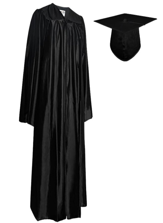 Desi Andaaz Kids Convocation Dress Graduation Gown and Cap Set | Breathable Polyester | Ideal for School, Nursery & Kindergarten Graduation(Black)(6-7 Years) - Image 4