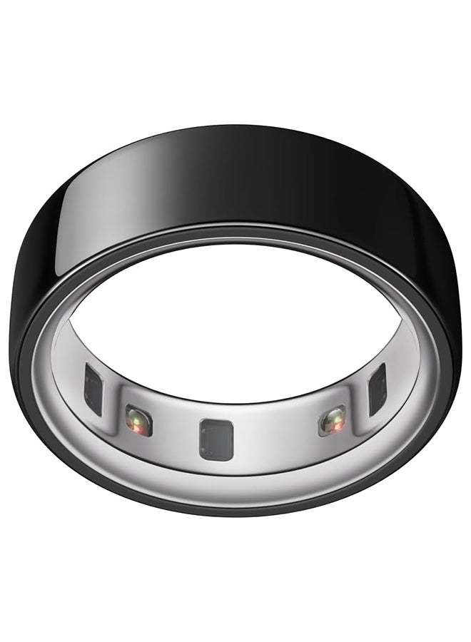 OURA Oura Ring 4 - Black - Size 4 - Smart Ring - Size First with Oura Ring 4 Sizing Kit - Sleep Tracking Wearable - Heart Rate - Fitness Tracker - Up to 8 Days of Battery Life - Image 1
