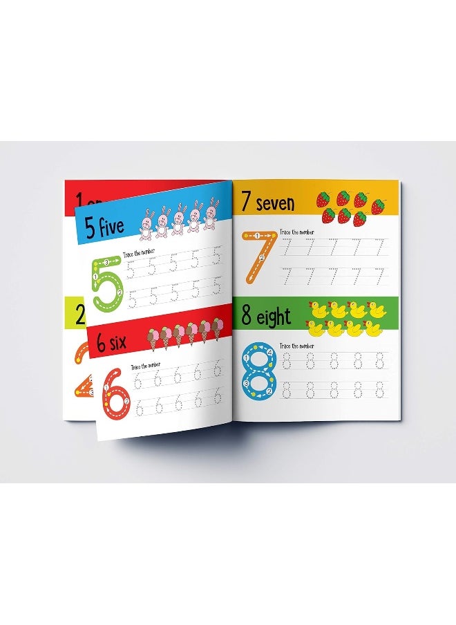 null - Reusable Wipe And Clean Book 1-10 Numbers : Write And Practice Numbers (1-10) - Image 1
