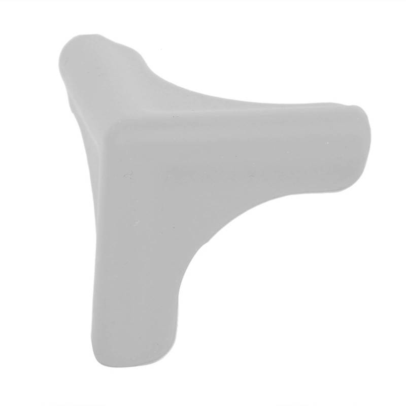 Furniture Corner Guards: 4pcs Grey Food Grade Silicone - Easy To Install 3D Anti-Collision Edge Protectors For Home Child Safety, Table And Counter Edges - Image 1