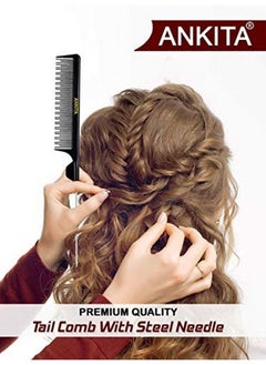 Ankita Black Carbon Rat tail Combs (936)  - Image 5