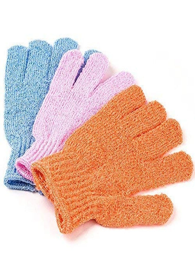 KAAS Bath Gloves Spa Massage Body Scrubber Cleaner (multicolor, 1 pc) - Image 1