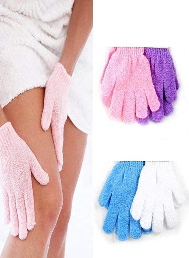 KAAS Bath Gloves Spa Massage Body Scrubber Cleaner (multicolor, 1 pc) - Image 2