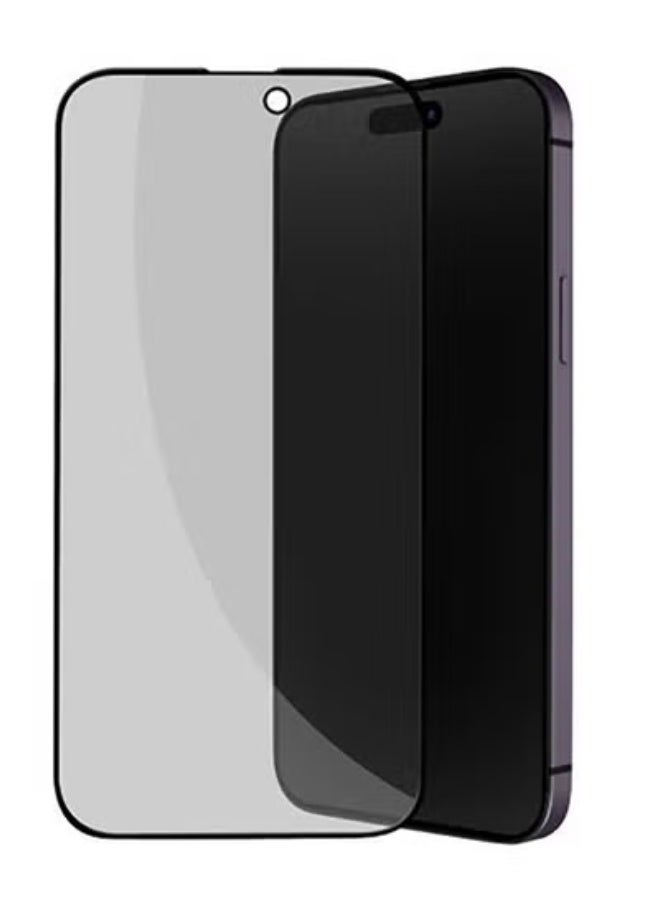 28-Degree Privacy Screen Protector for iPhone 16 - Tempered Glass with Full Protection and Anti-Scratch - Image 1