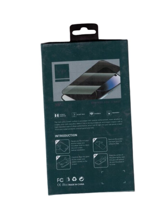 28-Degree Privacy Screen Protector for iPhone 16 - Tempered Glass with Full Protection and Anti-Scratch - Image 3