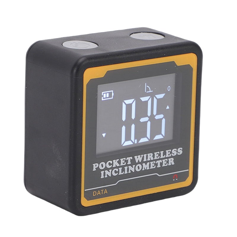 Digital Inclinometer 0 2 Accuracy With Bluetooth Transmission High Contrast Backlit Display V Shape Groove With Magnetic Base For Woodworking Construction Saw Pipe Steel Beam - Image 2