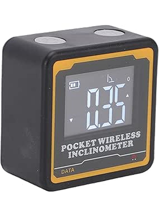 Digital Inclinometer 0 2 Accuracy With Bluetooth Transmission High Contrast Backlit Display V Shape Groove With Magnetic Base For Woodworking Construction Saw Pipe Steel Beam - Image 1