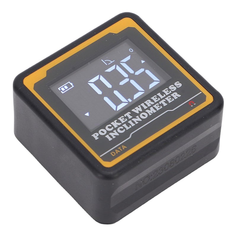 Digital Inclinometer 0 2 Accuracy With Bluetooth Transmission High Contrast Backlit Display V Shape Groove With Magnetic Base For Woodworking Construction Saw Pipe Steel Beam - Image 3