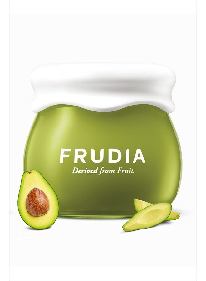frudia كريم WELCOS Avocado Relief Mini | كريم مهدئ بخلاصة الأفوكادو، وخلاصة سنتيلا آسياتيكا، وMadecassosideX4 | كريم مرطب للوجه للعناية بالبشرة على الطريقة الكورية (0.33 أونصة سائلة) - Image 1